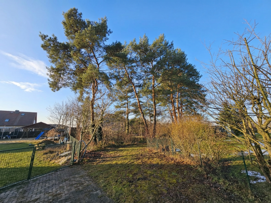 Zugang zum Baugrundstück