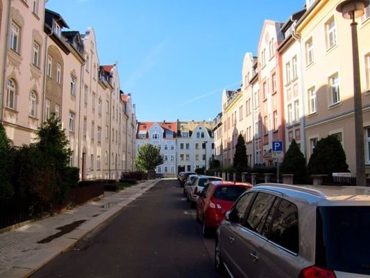 Die Körnerstraße im Altenburger Dichterviertel