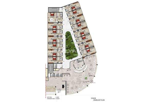 Real Estate in Project with Hotel Room Concept in Antalya Altintas