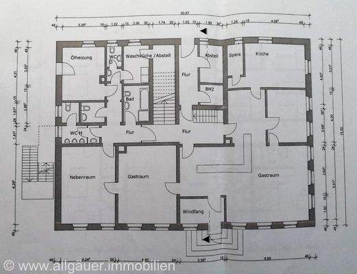 Grundriss Vorderhaus EG