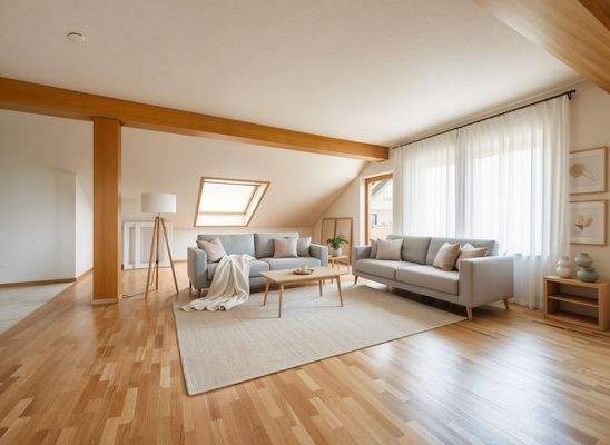 Wohnbereich im DG - (KI generiert) - (KI generiert)