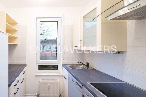 Küche mit Einbauküche