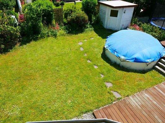 blick in den garten