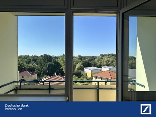 Balkon mit Freiblick