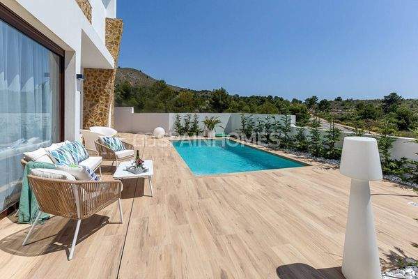 Sea View Mediterranean Villas with Private Pools and Gardens