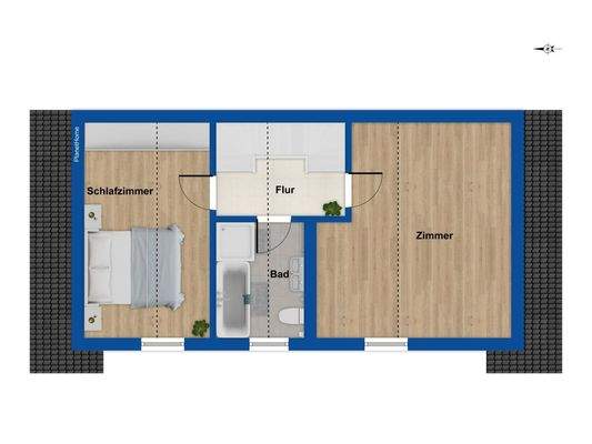 Grundriss - Dachgeschoss