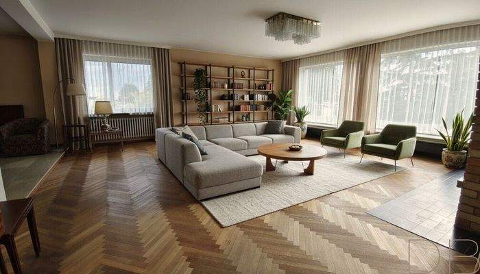 Wohnzimmer - KI generiert eingerichtet