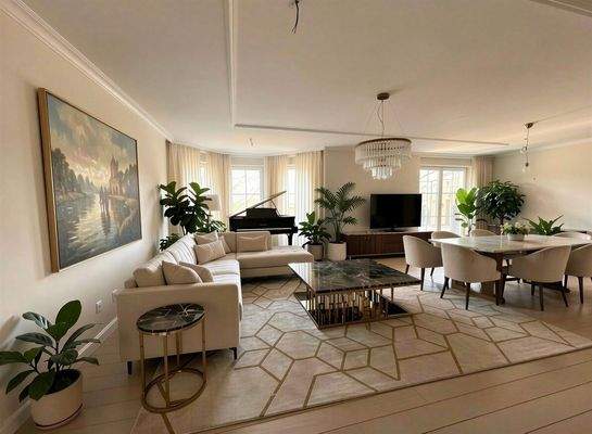 Wohn- und Essbereich Beispiel mit KI