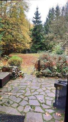 Terrasse mit Blick ins Grüne