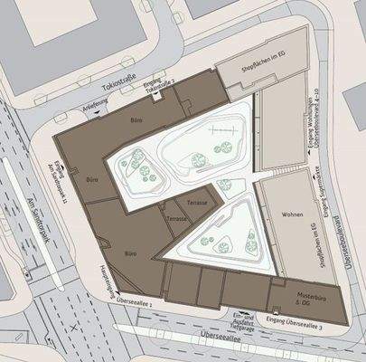 Gebäudeübersichtsplan