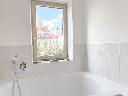 Blick von der Eckwanne zum Schloß