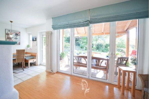 Essen, Blick auf die Terrasse