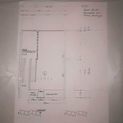 Grundriss Geschäftsfläche