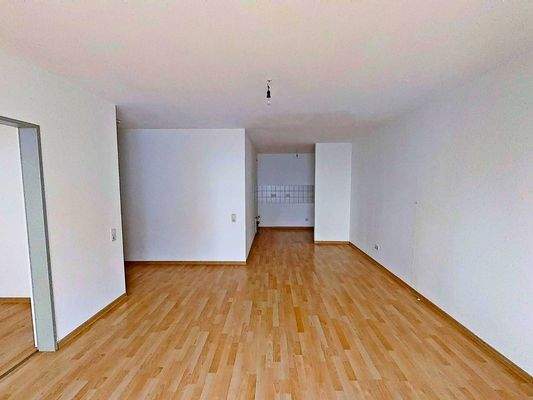 Ansicht II: Wohn- und Esszimmer