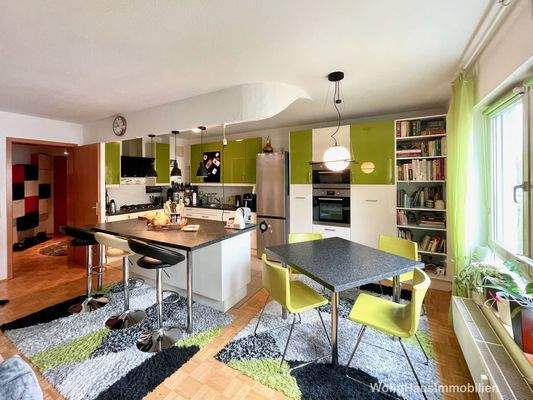 Blick in die Küche 