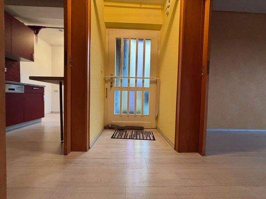 Ansicht Eingangsbereich im Untergeschoss