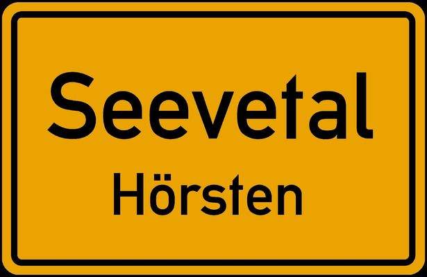 Ortsschild Seevetal Hörsten