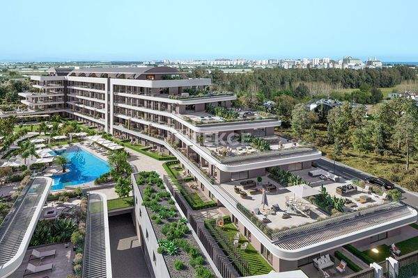 Flats in a Complex with Rich Amenities in Antalya Kundu