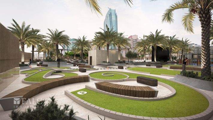 Pakanlage auf der Dachterrasse