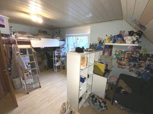 Kinderzimmer im Dachgeschoss