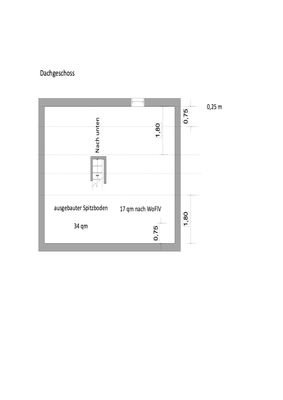 Grundriss Dachspitz