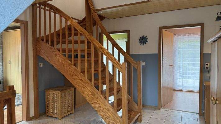 Treppe zum Spitzboden