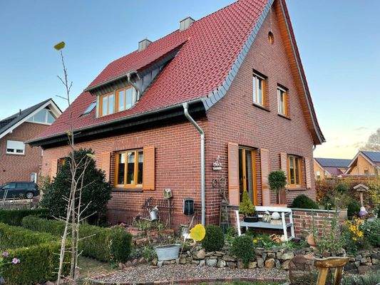 Rückansicht mit Blick auf den Garten