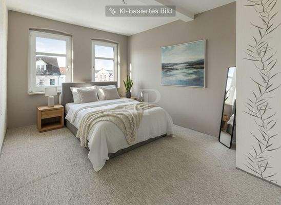 Schlafzimmer - KI Beispielbild