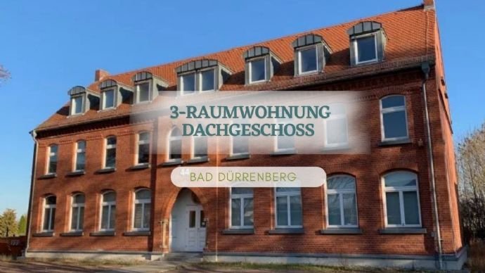 Dreiraumwohnung mit Einbauküche im Dachgeschoss