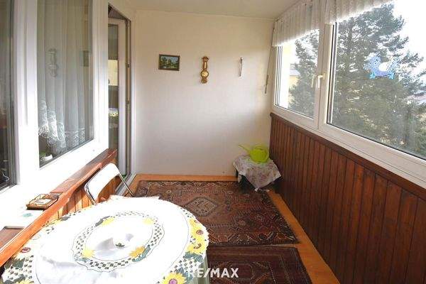 Loggia mit Verglasung