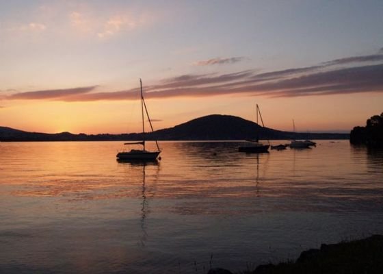 Abendstimmung am Attersee Ostufer