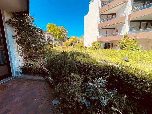 Blick in die Wohnanlage