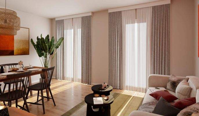 Im Wohnzimmer kommt Ihre Familie zusammen