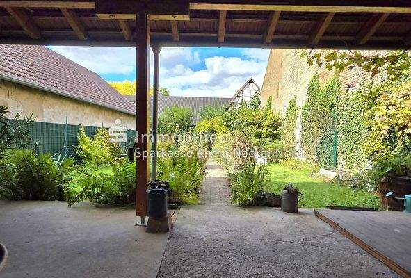 Ansicht rückwärtiger Garten