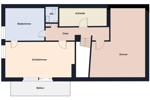 Grundriss ohne Maßstab /2. Obergeschoss