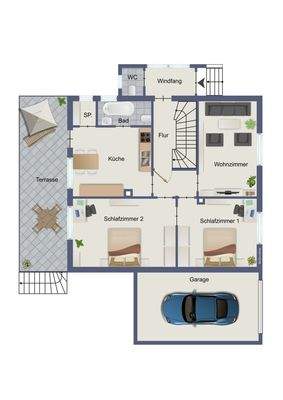 Grundriss Erdgeschoss