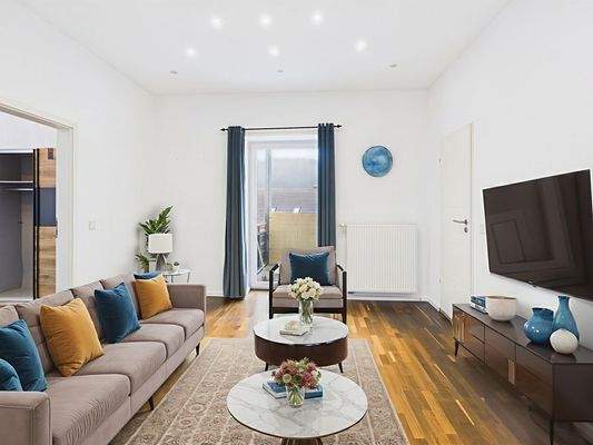 Mustermöbilierung Wohnen