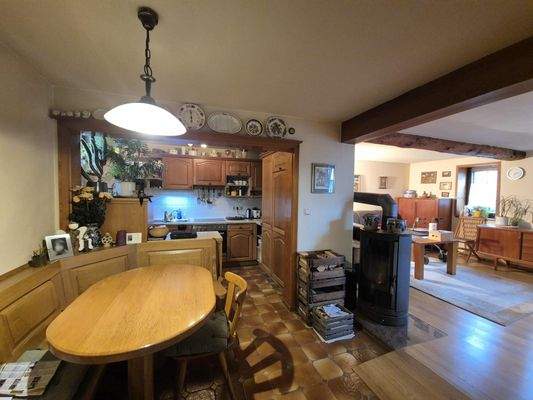 Wohn- und Essbereich mit Küche