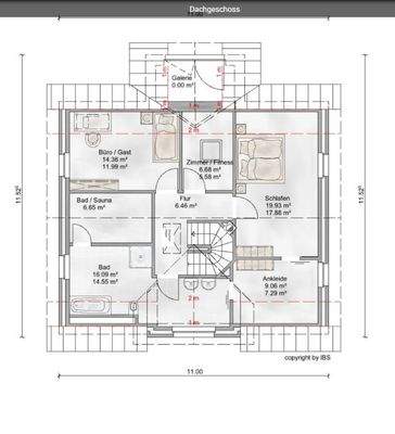 Grundriss Dachgeschoss
