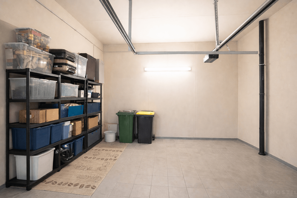 Garage und praktischer Abstellraum