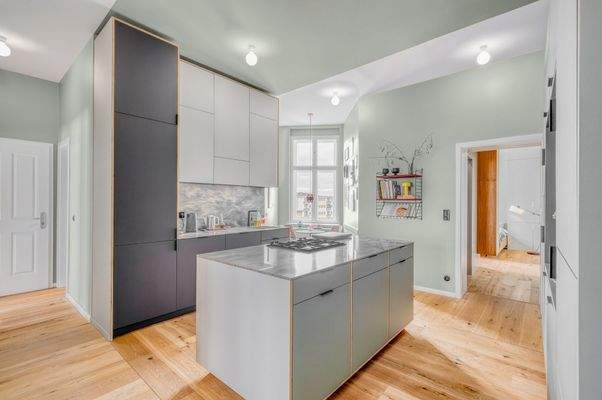 Tagesbelichtete Küche 