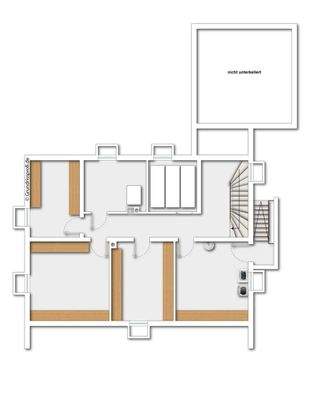 Grundriss KG (nicht maßstabsgetreu - kann vom Original abweichen)