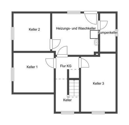 Grundriss Kellergeschoss