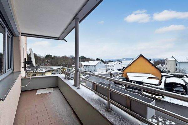 Balkon mit toller Aussicht