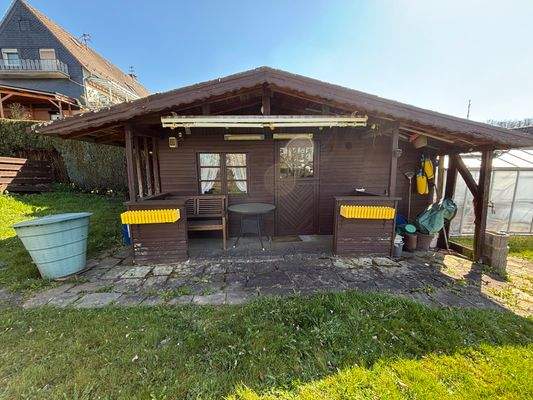 Ansicht vom Gartenhaus