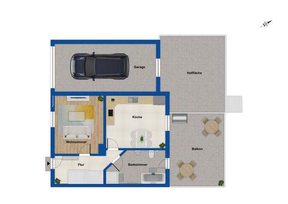 Grundriss - Erdgeschoss