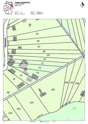 Auszug Liegenschaftskarte Possluch