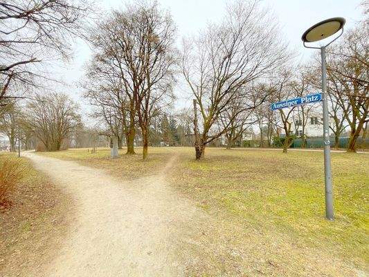 Aussiger Park direkt am Haus