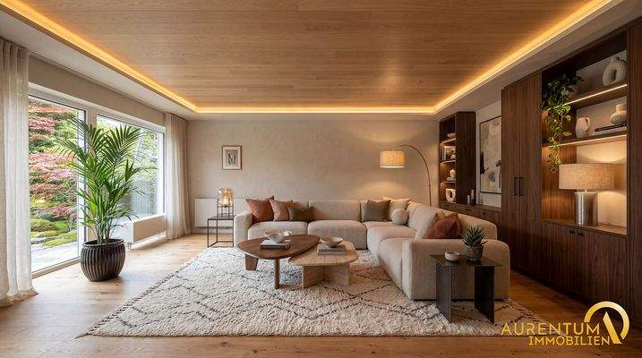 Wohnzimmer, Einrichtungsbeispiel