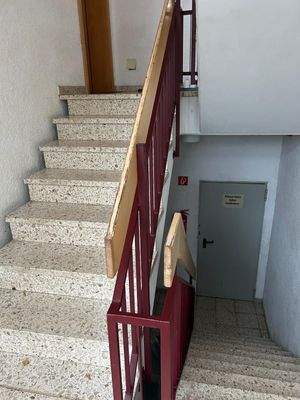 Gepflegter Treppenaufgang